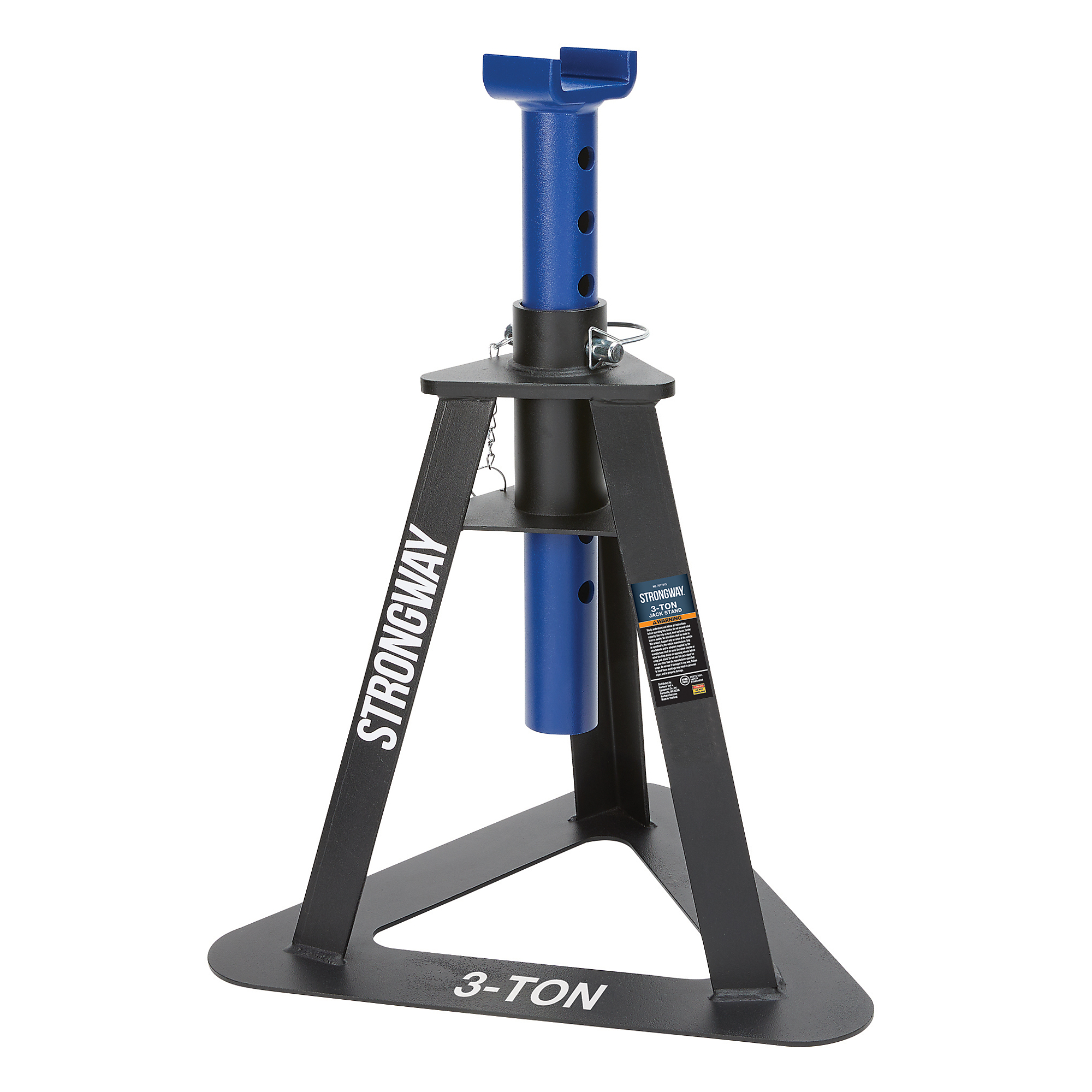 Strongway Off-Road Jack Stand, 3-Ton Capacity, 17-1/3in.–28-1/3in. Lift Range, Steel